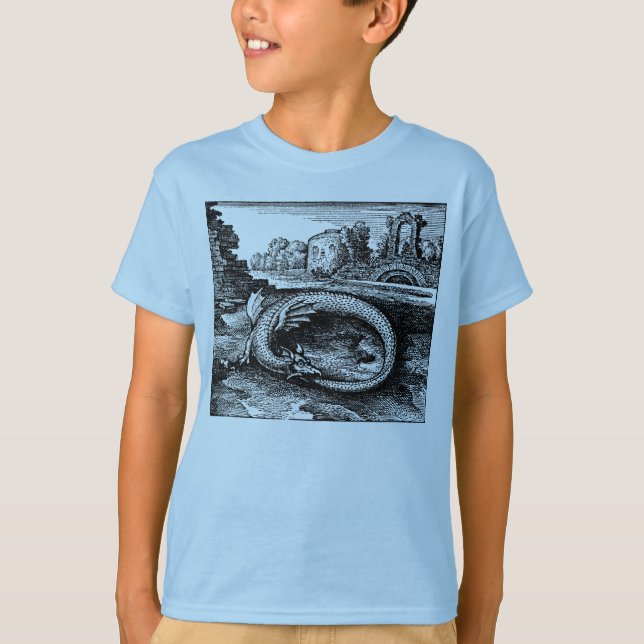 T-shirt Ouroboros Dragon - Tee - shirt (Devant)