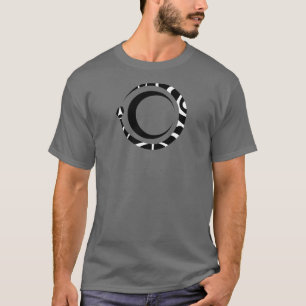 T-shirt Ouroboros et la lune Alchimie de Pagan Wicca