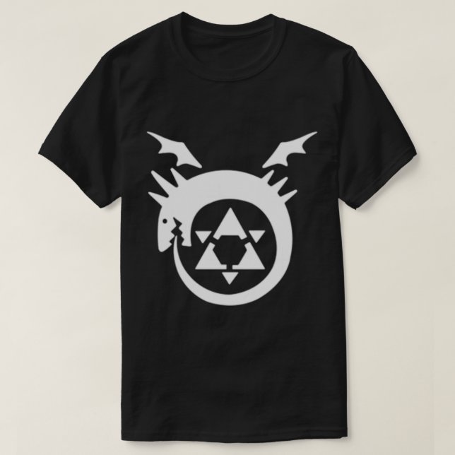 T-shirt Ouroboros Tattoo Homuculus (Design devant)