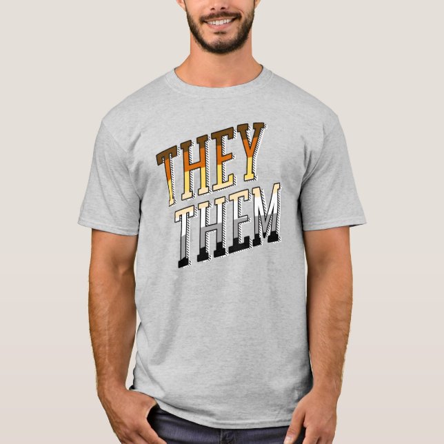T-shirt ours à pronom ours/les leurs pour ours (Devant)