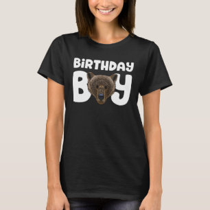 T-shirt Ours Anniversaire Soirée Garçon Animaux Enfants Gr