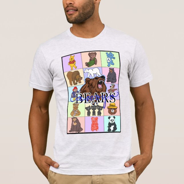 T-shirt Ours arc-en-ciel (Devant)