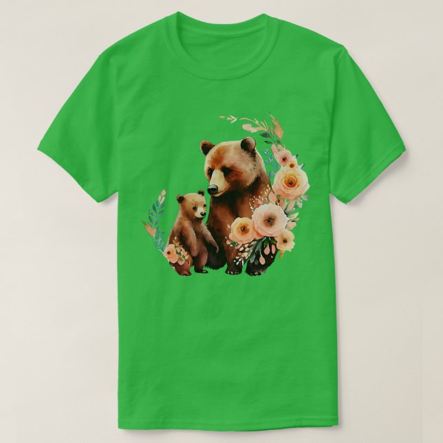 T-shirt Ours avec bébé (Design devant)