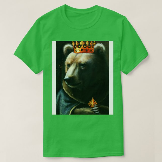 T-shirt Ours avec couronne 10 (Design devant)