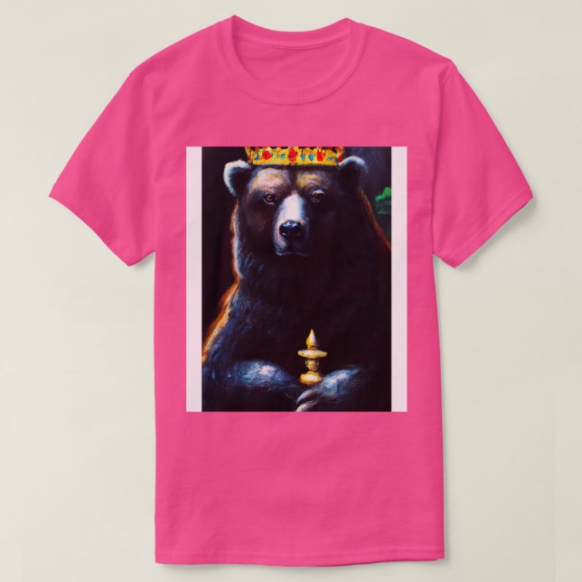 T-shirt Ours avec couronne 2 (Design devant)