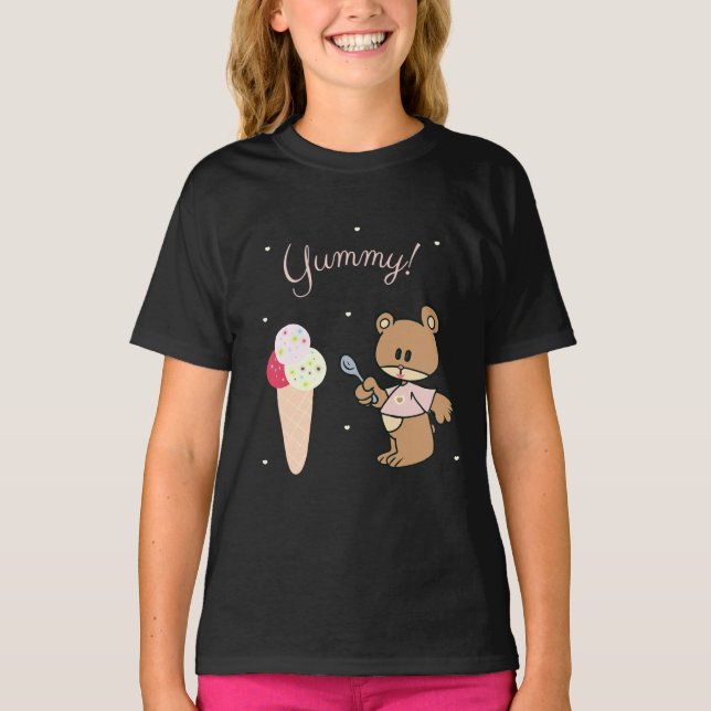 T-shirt Ours avec glace (Devant)
