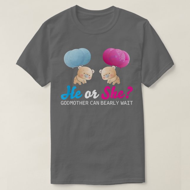 T-shirt Ours Ballons Gomère peut attendre prématurément Ge (Design devant)