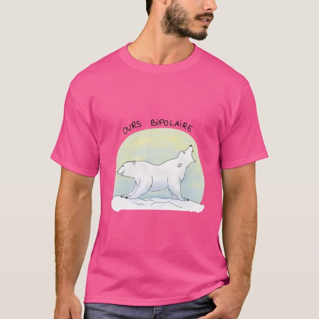 T-shirt ours bipolaire (Devant)