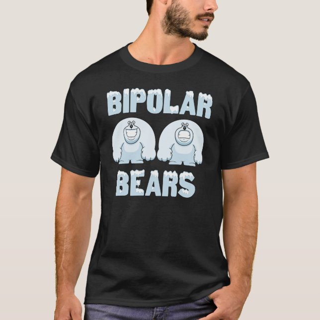 T-SHIRT OURS BIPOLAIRES (Devant)