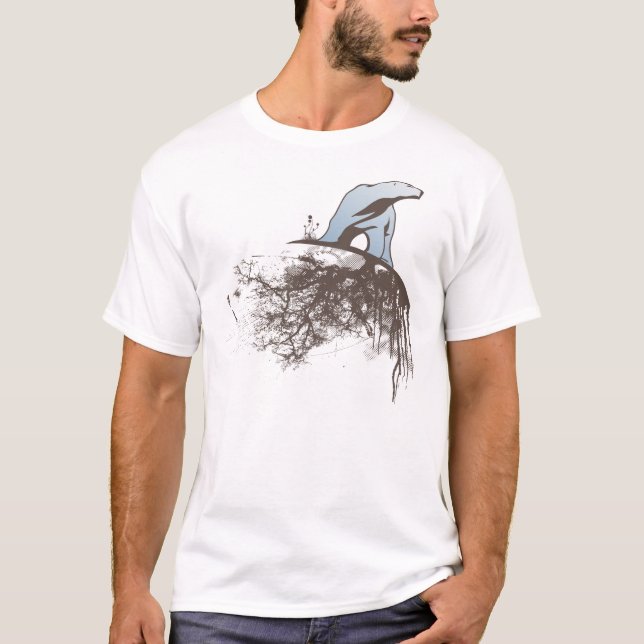 T-shirt Ours blanc (Devant)