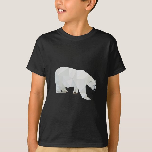 T-shirt Ours blanc (Devant)