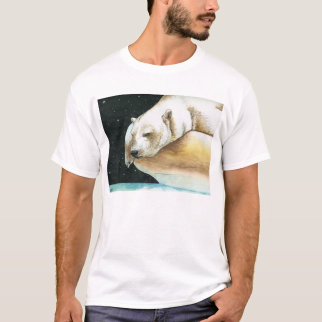 T-shirt Ours blanc (Devant)