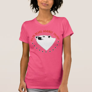 T-shirt Ours blancs contre l'atout - - la Pro-Science -