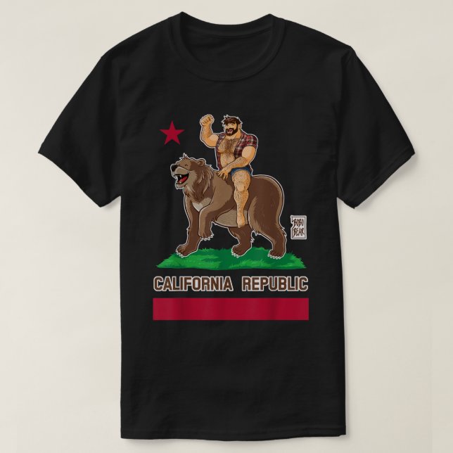 T-shirt Ours Bobo - Ours de Californie (Design devant)