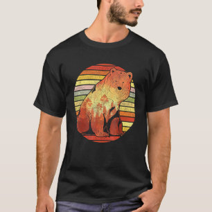 T-shirt Ours Brown en plein air Faune Forêt Animaux Nature