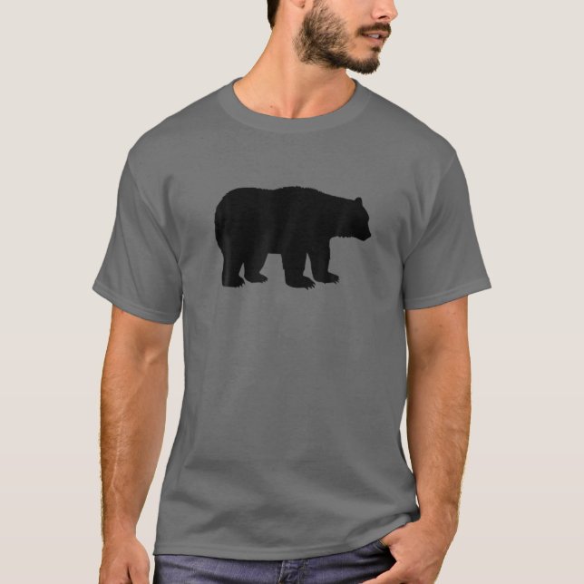 T-shirt Ours - Brown Grizzly mignonne animal drôle Zoo Zoo (Devant)