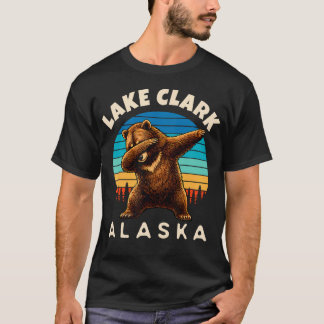 T-shirt Ours Brun Dabbing Lac Clark Alaska