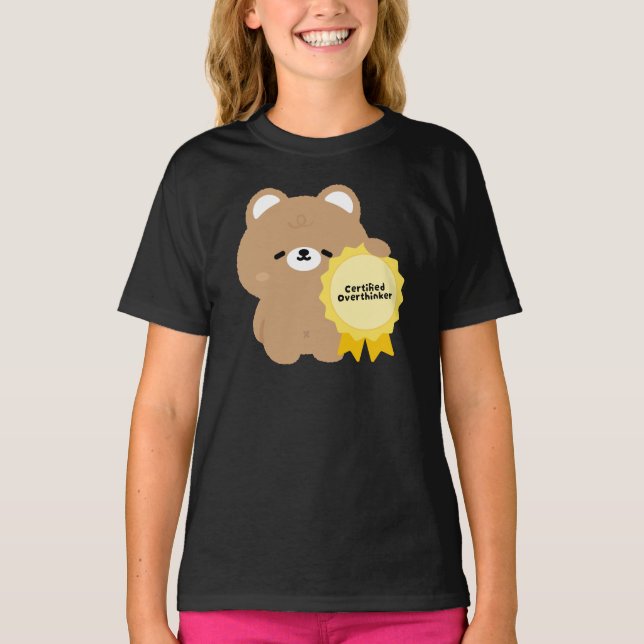 T-shirt Ours brun surpenseur certifié  (Devant)