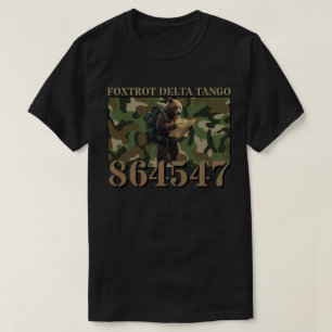 T-shirt Ours Camo Delta Tango Foxtrot