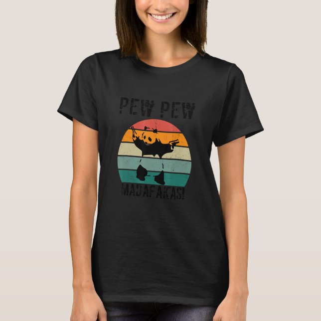 T-shirt ours Citation Pew Pew Madafakas Cool Ours (Devant)