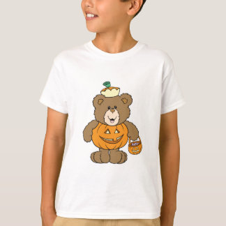 T-shirt Ours Citrouille mignon