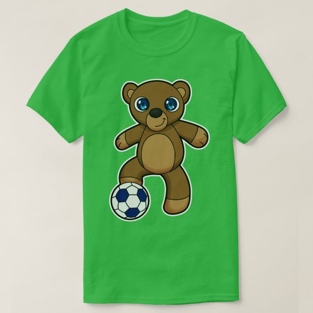 T-shirt Ours comme joueur avec balle (Design devant)