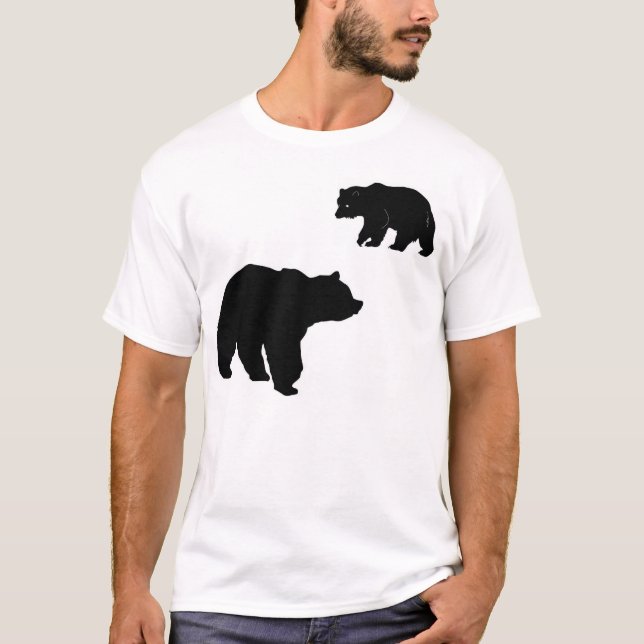 T-shirt Ours contre l'ours (Devant)