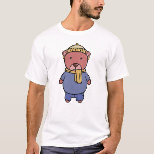 T-shirt Ours Cozy en tenue d'hiver