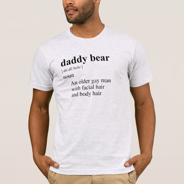 T-SHIRT OURS DADDY (Devant)