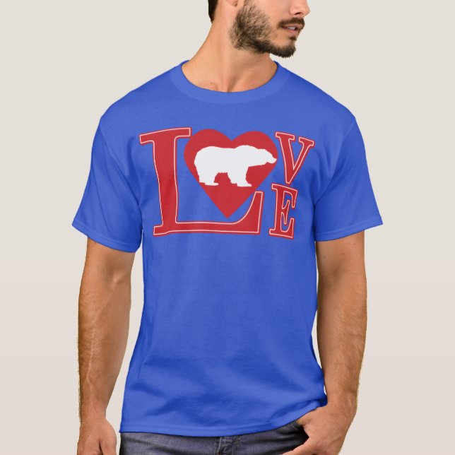 T-shirt Ours d'amour ami (Devant)