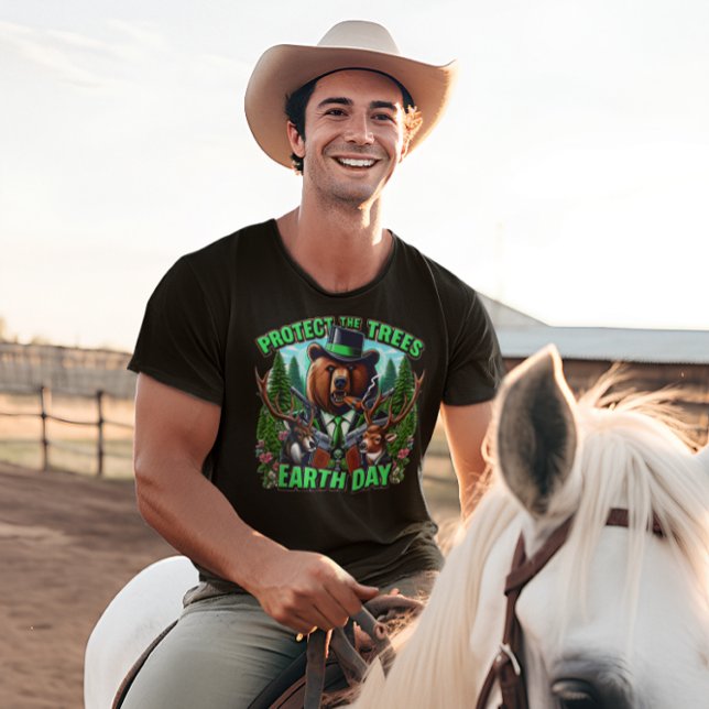 T-shirt Ours Dapper Avec Arme À Feu (Créateur téléchargé)