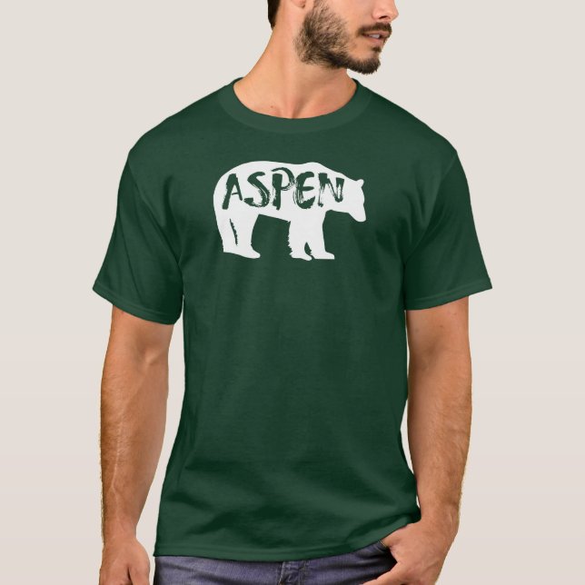 T-shirt Ours d'Aspen Colorado (Devant)