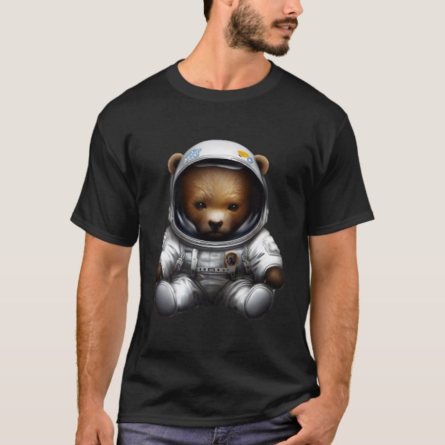 T-shirt Ours d'astronaute (Devant)