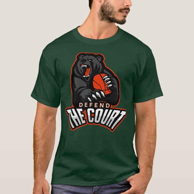 T-shirt Ours de basket-ball (Devant)