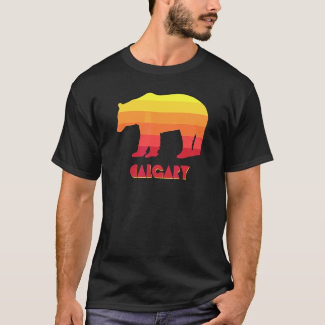 T-shirt Ours de Calgary Alberta (Devant)