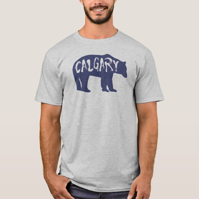 T-shirt Ours de Calgary Alberta (Devant)