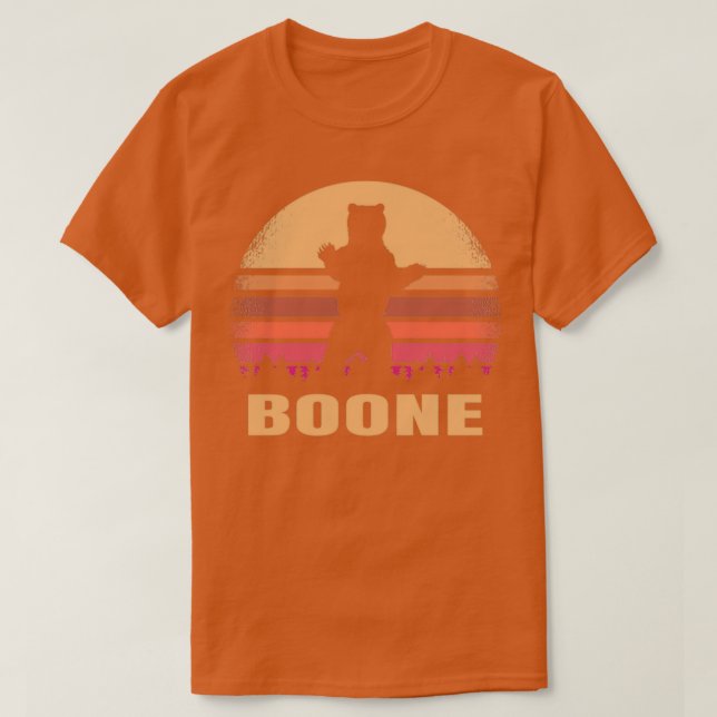 T-shirt Ours de Caroline du Nord Boone (Design devant)
