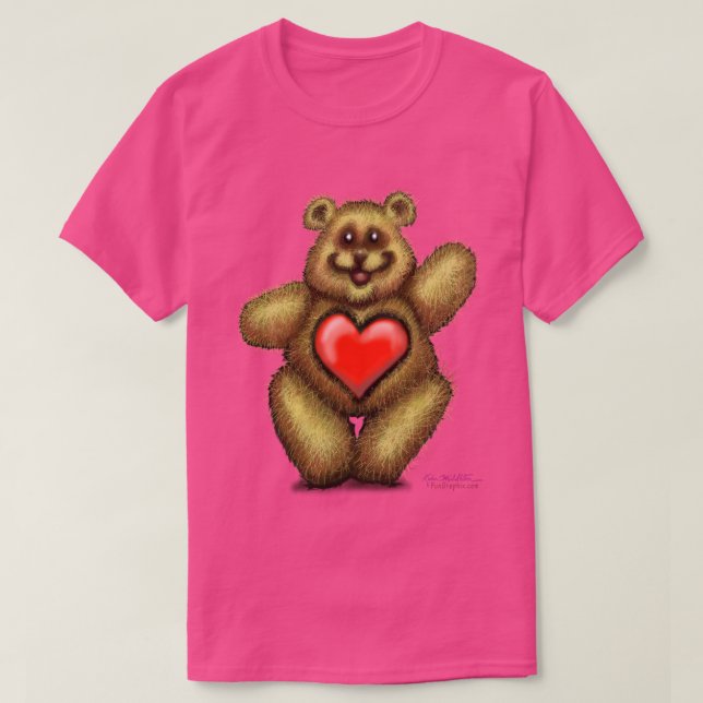 T-shirt Ours de coeur (Design devant)