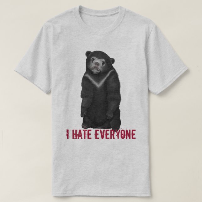 T-shirt Ours de confession (Design devant)