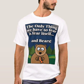 T-shirt Ours de crainte
