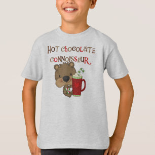 T-shirt Ours de garçon de connaisseur de chocolat chaud