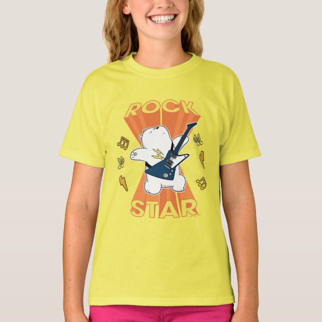 T-shirt Ours de glace - Rock Star (Devant)