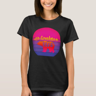 T-shirt Ours de grand soleil rétro