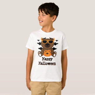 T-shirt Ours de Halloween citrouille Cool mignon Personnal