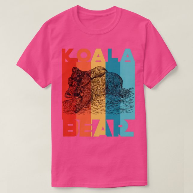 T-shirt Ours de Koala, animal marsupial australien (Design devant)