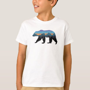 T-shirt Ours de la montagne bleue de Grizzly