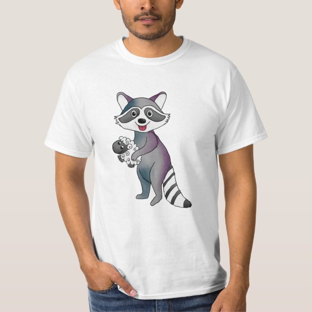 T-shirt Ours de lavage et mouton (Devant)