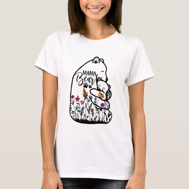 T-shirt Ours de maman (Devant)