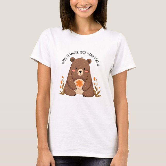 T-shirt Ours de maman (Devant)
