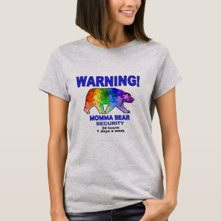 T-shirt Ours de mamans de puzzle d'arc-en-ciel d'autisme
